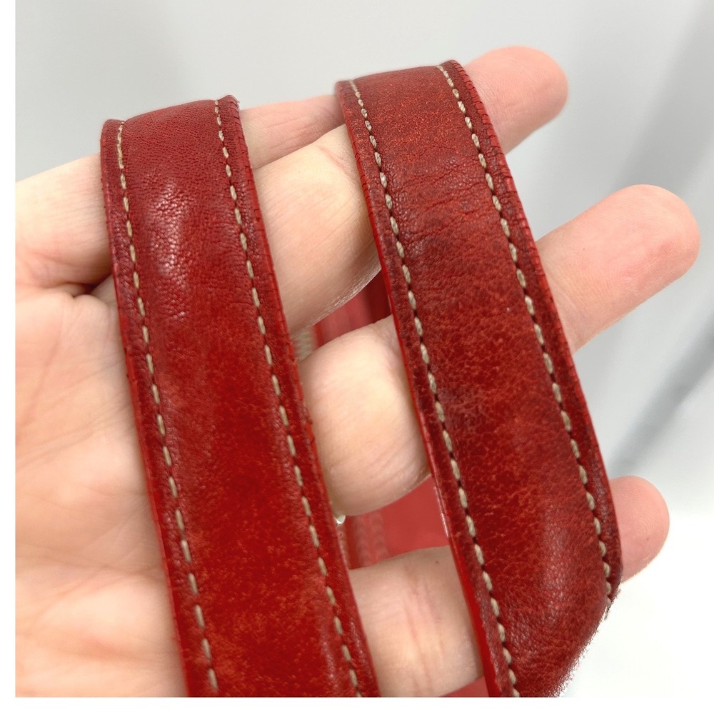 Vintage 90's Coach Red Leather‎ Shoulder Purse USA Made y2k - Picture 16 of 16